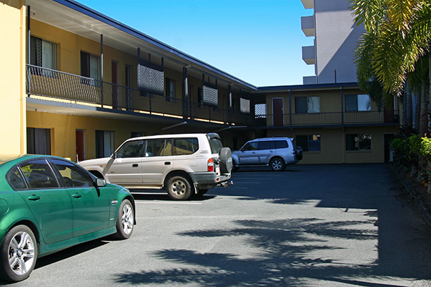 Off Street parking for accommodation guests